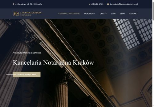 MONIKA SUCHECKA NOTARIUSZ KANCELARIA NOTARIALNA